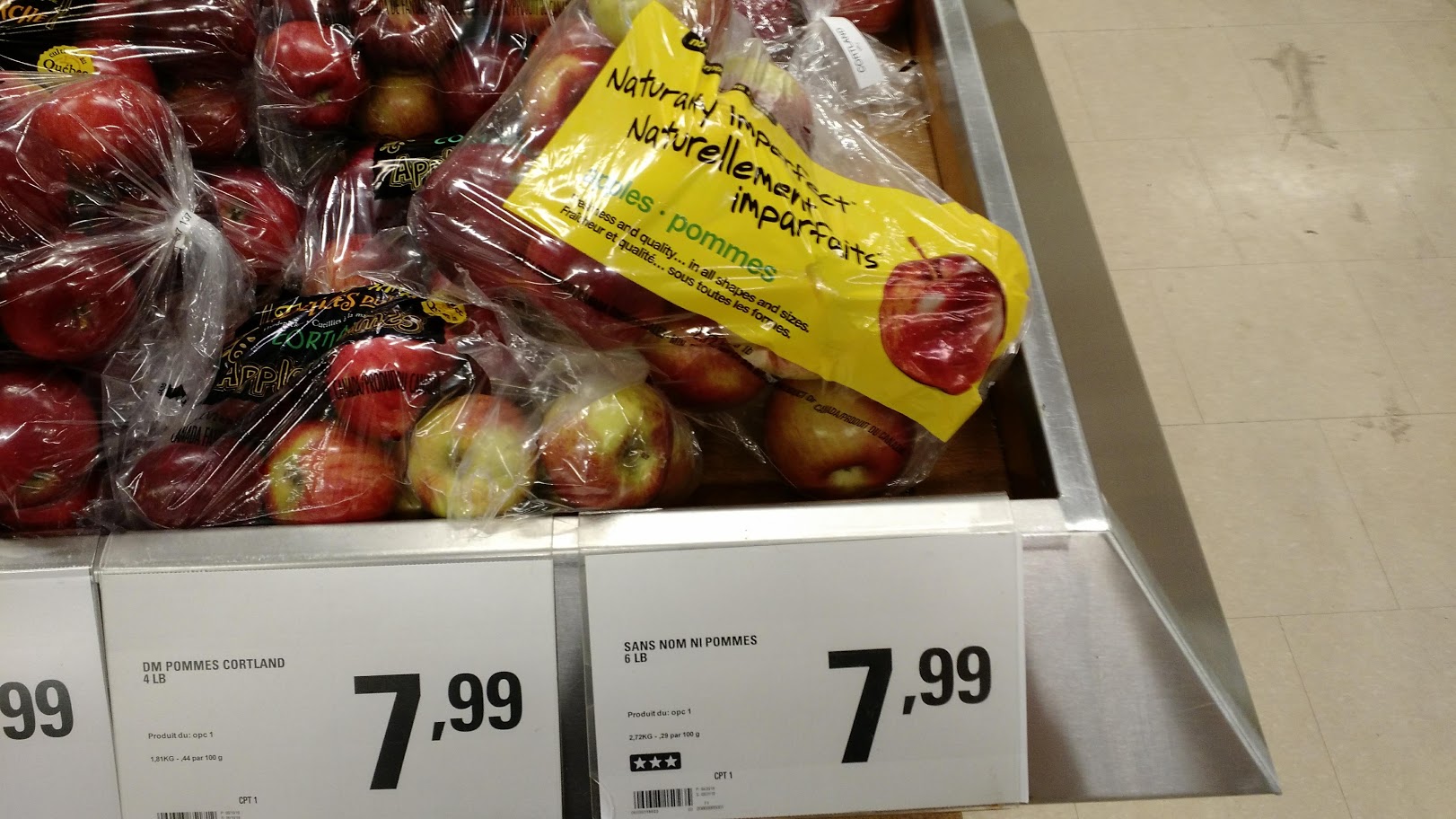 Marketing qui ne vaut pas cher au supermarché Provigo, sur l'avenue Myrand