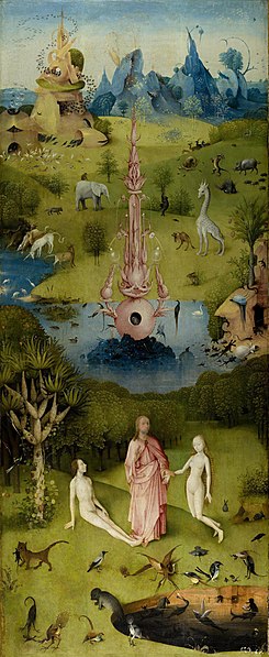 From https://commons.wikimedia.org/wiki/File:Hieronymus_Bosch_-_The_Garden_of_Earthly_Delights_-_The_Earthly_Paradise_(Garden_of_Eden).jpg